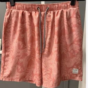 MOSMANN Australia 7” Coral Print Lined Swim Trunks Size Medium